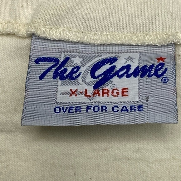 Florida Marlins baseball THE GAME men’s jersey white Button-down XL Extra LARGE - Picture 6 of 13